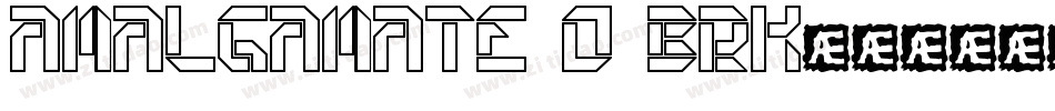 Amalgamate O BRK字体转换